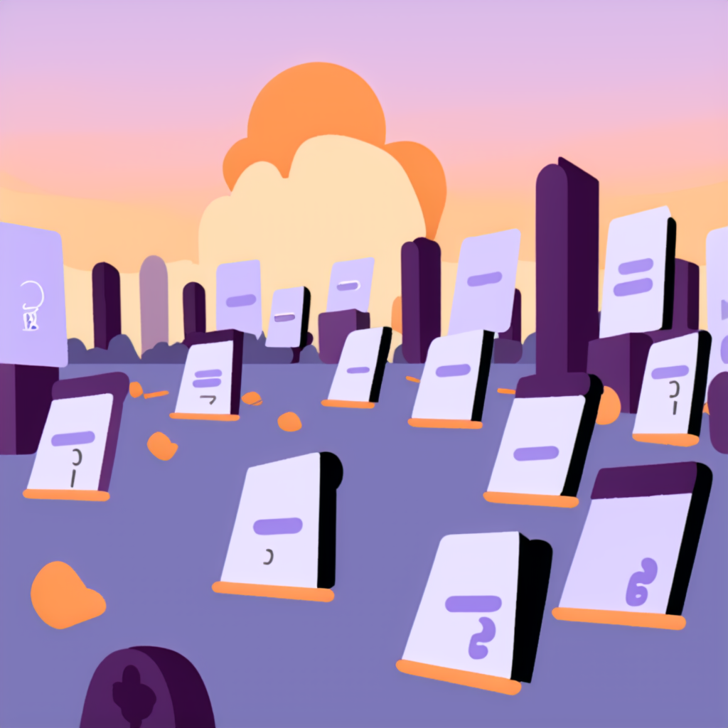 Social Media Graveyards: When Networks Go Silent